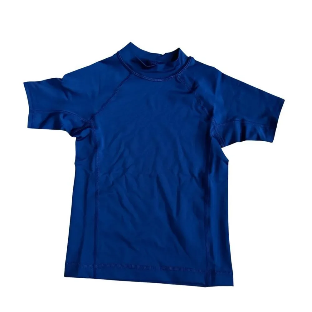 Land’s End Navy Blue Swim Top Rash Guard Toddler Boys 2-3 NWOT